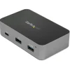 3 Port USB C 3.1 Gen 2 Hub with Ethernet Adapter - 10Gbps USB Type C to 2x USB-A 1x USB-C - Powered Hub w/ Fast Charging