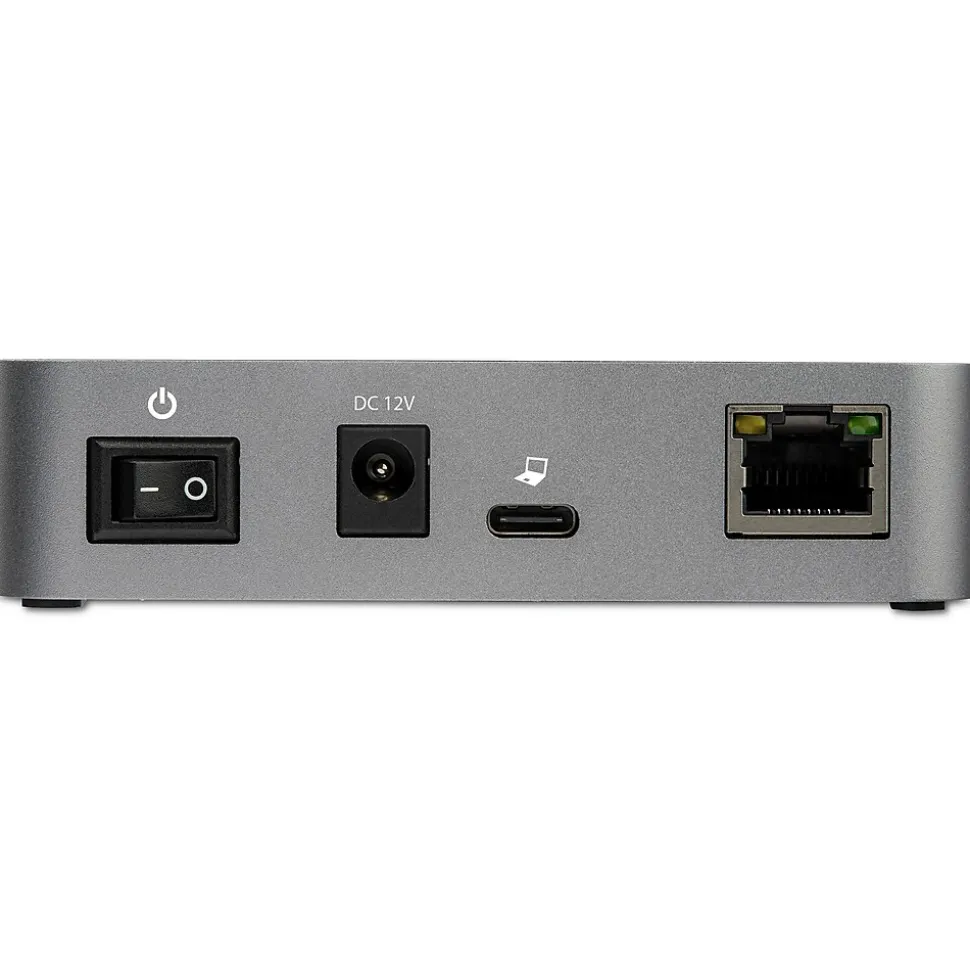 3 Port USB C 3.1 Gen 2 Hub with Ethernet Adapter - 10Gbps USB Type C to 2x USB-A 1x USB-C - Powered Hub w/ Fast Charging