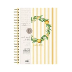 2024-2025 Southworth Rustic Citrus Wreath 8.5" x 11" Academic Weekly & Monthly Planner, Multicolor (91367)