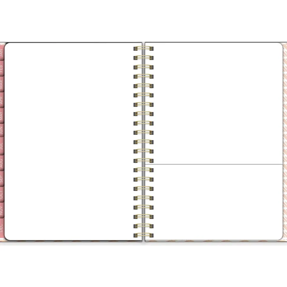 2025 Southworth Watercolor Sunset 7" x 9.25" Weekly & Monthly Planner, Hardcover, Multicolor (91087)