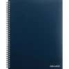 2024-2025 Staples 8" x 11" Academic Weekly & Monthly Appointment Book, Plastic Cover, Navy (ST60358-23)