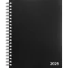 2025 Staples 8" x 11" Daily Appointment Book, Black (ST21487-25)