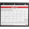 2025 Staples 11" x 8" Wall Calendar, White/Black (ST12949-25)