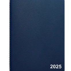2025 Staples 8" x 11" Weekly & Monthly Appointment Book, Navy (TR58470-25)
