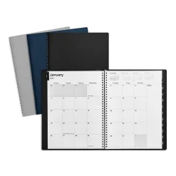 2025 Staples 8" x 11" Weekly & Monthly Appointment Book, Assorted Colors (ST12945-25)
