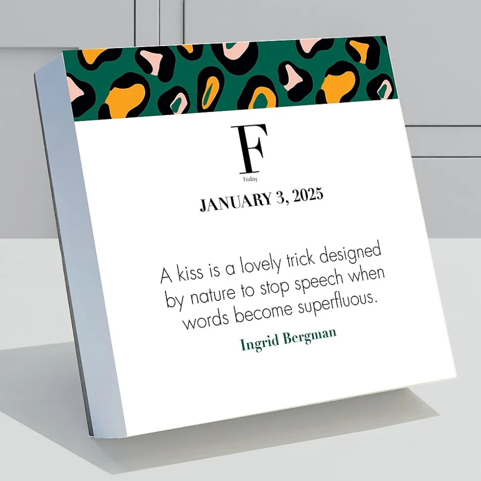 2025 TF Publishing 5.25" x 5.25" 365 Inspiring Women Daily Desktop Calendar (25-3060X)