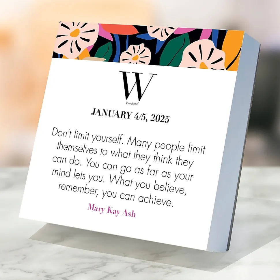 2025 TF Publishing 5.25" x 5.25" 365 Inspiring Women Daily Desktop Calendar (25-3060X)