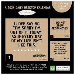 2025 TF Publishing Anti Affirmations 5.25" x 5.25" Day-to-Day Calendar (25-3000)