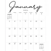 2025 TF Publishing Art Poster 22" x 17" Monthly Wall Calendar (25-8214)