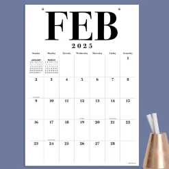 2025 TF Publishing Art Poster 17" x 12" Monthly Wall Calendar (25-8512)