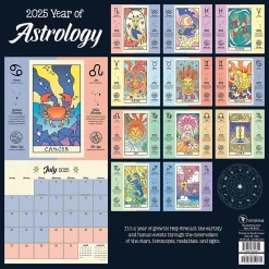2025 TF Publishing Astrology 12" x 12" Monthly Wall Calendar (25-1132)