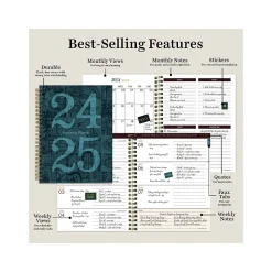 2024-2025 TF Publishing Bibliophile Series Mineral Fleur-De-Lis 6