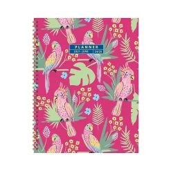 2024-2025 TF Publishing Cali Girl Collection Pretty Parrot 8.5" x 11" Academic Weekly & Monthly Planner, Paperboard Cover