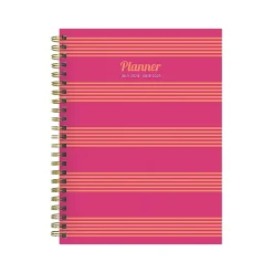 2024-2025 TF Publishing Cali Girl Collection Cabana Stripe 6" x 8" Academic Weekly & Monthly Planner (AY25-9214)