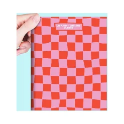 2024-2025 TF Publishing Check Pink and Red 6.5