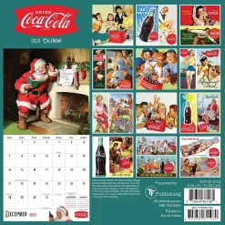 2025 TF Publishing Coca-Cola 7" x 7" Monthly Wall Calendar (25-2102)