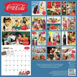 2025 TF Publishing Coca-Cola: Vintage Nostalgia 12" x 12" Monthly Wall Calendar (25-1105)