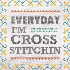 2025 TF Publishing Cross Stitch 12" x 12" Monthly Wall Calendar (25-1133)