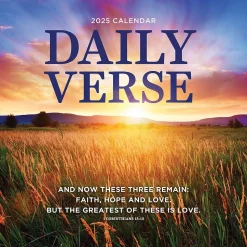 2025 TF Publishing Daily Verse 12" x 12" Monthly Wall Calendar (25-1007)