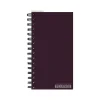 2024-2025 TF Publishing Dark As Night 3.5" x 6.5" Academic Weekly & Monthly Planner, Paperboard Cover, Purple (AY25-7502)