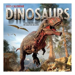 2025 TF Publishing Dinosaurs 12" x 12" Monthly Wall Calendar (25-1139)