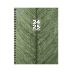 2024-2025 TF Publishing Elements Series Living Leaf 8.5" x 11" Academic Weekly & Monthly Planner, Paperboard Cover
