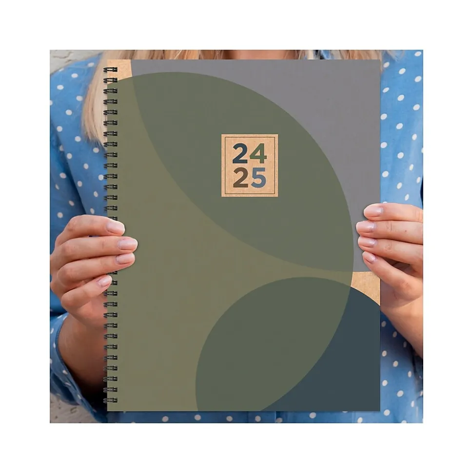 2024-2025 TF Publishing Elements Series Venn Diagram 8.5" x 11" Academic Weekly & Monthly Planner, Paperboard Cover