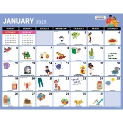 2025 TF Publishing Every Day's A Holiday 17" x 22" Monthly Desk Pad Calendar (25-8200)