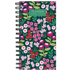2025 TF Publishing Floral Burst 3.5" x 6.5" Weekly & Monthly Planner, Paperboard Cover, Multicolored (25-7502)