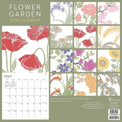 2025 TF Publishing Flower Garden 12" x 12" Monthly Wall Calendar (25-1127)