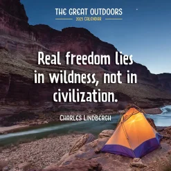 2025 TF Publishing Great Outdoors 12" x 12" Monthly Wall Calendar (25-1109)