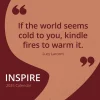 2025 TF Publishing Inspire 7" x 7" Monthly Wall Calendar (25-2107)