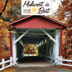 2025 TF Publishing Midwest Is Best 12" x 12" Monthly Wall Calendar (25-1047)