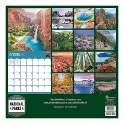2025 TF Publishing National Parks 12" x 12" Monthly Wall Calendar (25-1020)
