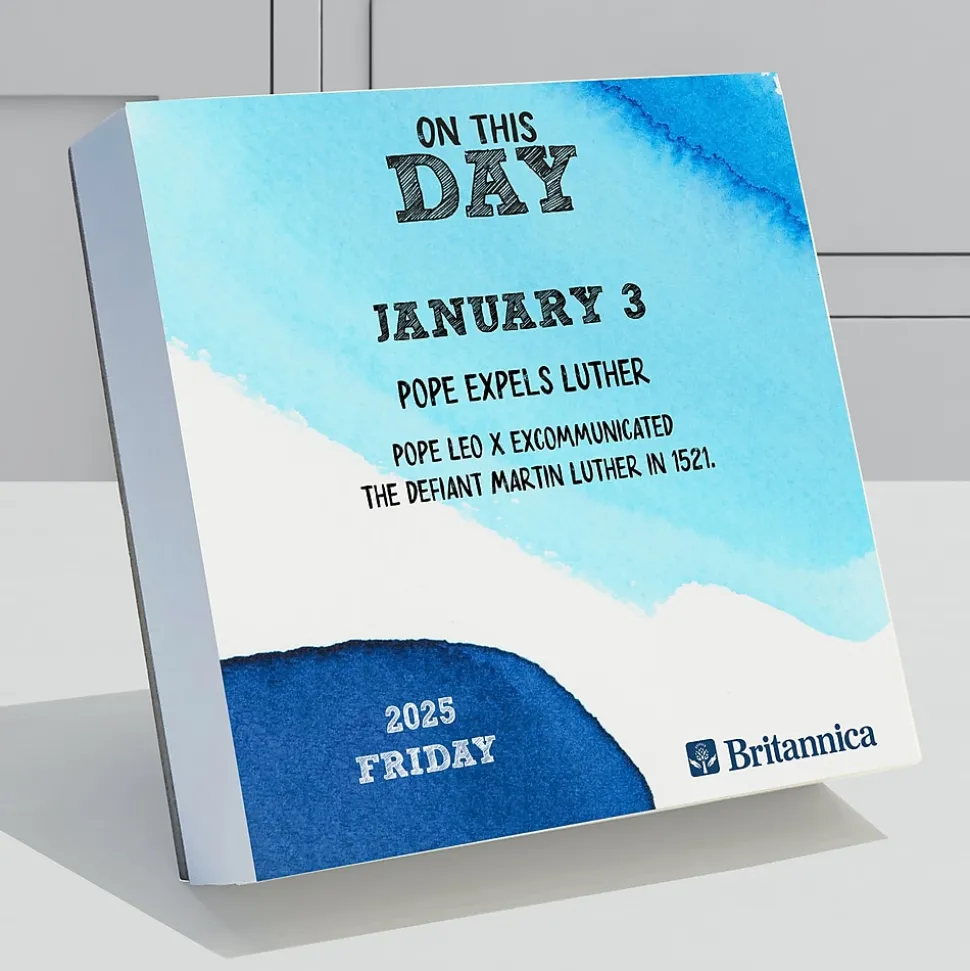2025 TF Publishing On This Day 5.25" x 5.25" Day-to-Day Calendar (25-3004)