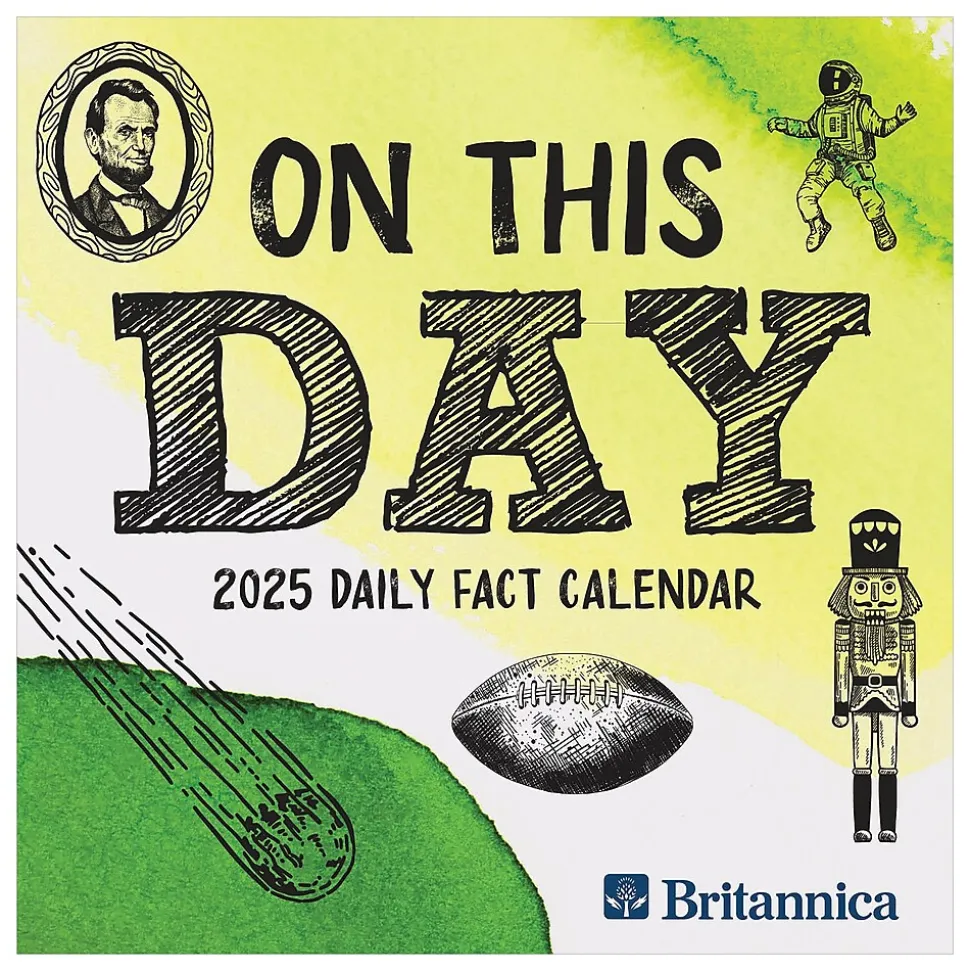 2025 TF Publishing On This Day 5.25" x 5.25" Day-to-Day Calendar (25-3004)