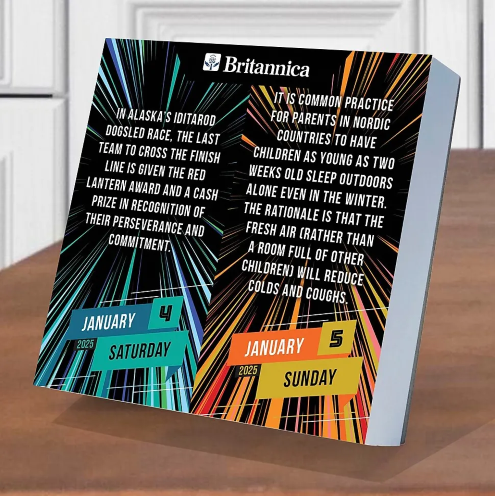 2025 TF Publishing One Good Fact 5.25" x 5.25" Day-to-Day Calendar (25-3016)