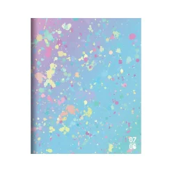 2024-2025 TF Publishing Paint Spatter 6.5" x 8" Academic Monthly Planner, Paperboard Cover, Multicolor (AY25-4210)