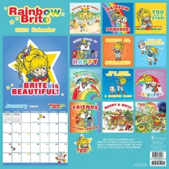 2025 TF Publishing Rainbow Brite 12" x 12" Monthly Wall Calendar (25-1123)