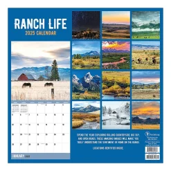 2025 TF Publishing Ranch Life 12" x 12" Monthly Wall Calendar (25-1042)