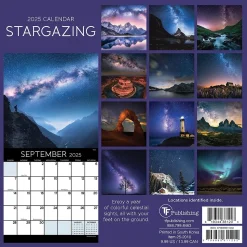 2025 TF Publishing Stargazing 7" x 7" Monthly Wall Calendar (25-2010)