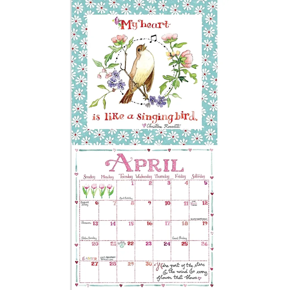 2025 TF Publishing Susan Branch 7" x 7" Monthly Wall Calendar (25-2106)