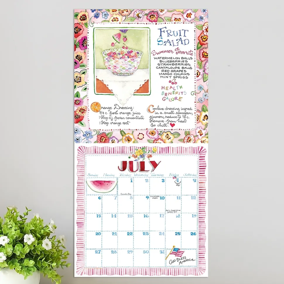 2025 TF Publishing Susan Branch 7" x 7" Monthly Wall Calendar (25-2106)