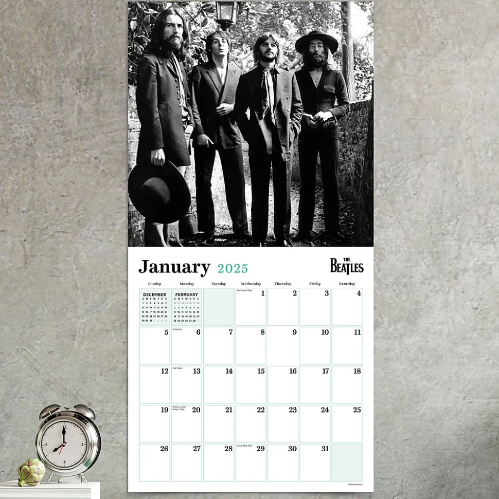 2025 TF Publishing The Beatles: British Invasion 12" x 12" Monthly Wall Calendar (25-1102)