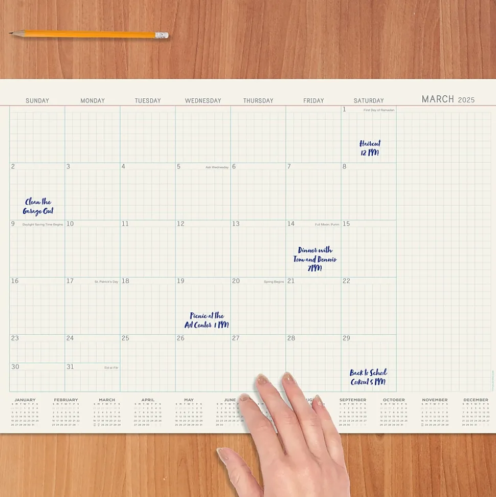 2025 TF Publishing Vintage Professional 12" x 17" Monthly Desk Pad Calendar (25-8504)