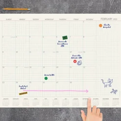 2025 TF Publishing Vintage Professional 17" x 22" Monthly Desk Pad Calendar (25-8204)