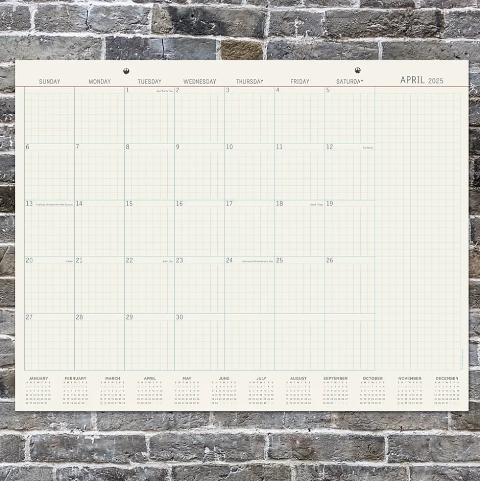 2025 TF Publishing Vintage Professional 17" x 22" Monthly Desk Pad Calendar (25-8204)