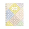 2024-2025 TF Publishing White Lotus Series Byzantine Tile 8.5" x 11" Academic Weekly & Monthly Planner, Paperboard Cover