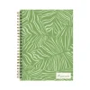 2024-2025 TF Publishing White Lotus Verde Fronds 6" x 8" Academic Weekly & Monthly Planner, Paperboard Cover (AY25-9210)