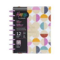 2024-2025 The Happy Planner Canyon Modern 7" x 9.25" Academic Weekly & Monthly Planner, Plastic Cover, Multicolor